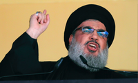 Lãnh đạo Hezbollah Sayyed Hassan Nasrallah. (Ảnh: AP)