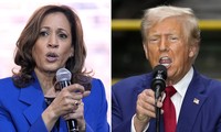 Phó Tổng thống Kamala Harris và Phó Tổng thống Donald Trump. (Ảnh: AP)