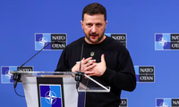 Tổng thống Ukraine Volodymir Zelensky. (Ảnh: Reuters)