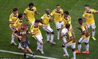 Mừng bàn thắng, cầu thủ Colombia nhảy như... Shakira