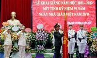 Sáng 18/11, tại Hà Nội, Học viện Cảnh sát nhân dân tổ chức Lễ khai giảng năm học 2021-2022 và kỷ niệm 39 năm Ngày Nhà giáo Việt Nam 20/11.