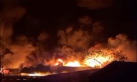 Tin mới vụ cháy kho vải 900m2 gần chợ Ninh Hiệp