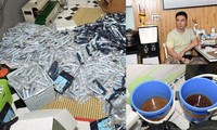 Triệt phá ‘xưởng’ sản xuất thuốc lá điện tử tẩm ướp ma túy quy mô lớn ở Hà Nội