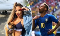 Em gái Neymar ngất lịm khi anh trai ghi bàn ở World Cup