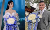 Hoa cưới của Chu Thanh Huyền gây sốt 