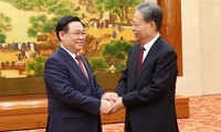 Chủ tịch Quốc hội Vương Đình Huệ hội đàm với Chủ tịch Quốc hội Trung Quốc