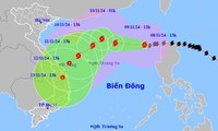 Cường độ của bão số 7 trên Biển Đông