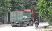 Khiếp vía những &apos;hung thần&apos; chở quặng trên quốc lộ ở Nghệ An