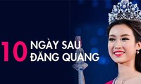 Hoa hậu Mỹ Linh sau 10 ngày đăng quang