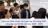 Cách tính điểm xét tuyển lớp 10 trường THPT công lập của Hà Nội năm học 2024 – 2025