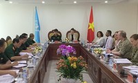 Đoàn AAV của Liên hợp quốc làm việc với Trung tâm GGHB Việt Nam, chiều 26/6.