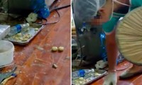 Cảnh kinh dị trong xưởng làm bánh trung thu ở Trung Quốc