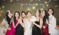 Hoa hậu Đỗ Mỹ Linh, Tiểu Vy hào hứng hát mừng đám cưới Á hậu Tường San