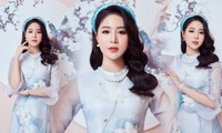 Người đẹp Biển Nguyễn Hoàng Bảo Châu đẹp ‘gây mê’ trong bộ ảnh áo dài đón Tết 