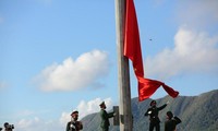 Toàn cảnh Lễ thượng cờ Tổ quốc ở Côn Đảo 