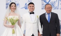 HLV Park Hang-seo dự đám cưới Quang Hải - Chu Thanh Huyền 