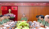 Thứ trưởng Trần Quốc Tỏ chủ trì họp Uỷ ban Kiểm tra Đảng uỷ Công an Trung ương