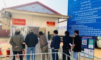 Khu trung chuyển hàng hóa Lạng Sơn- chốt kiểm dịch y tế ở biên giới -Ảnh: Duy Chiến 