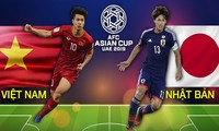 Tuyển Việt Nam đối đầu với Nhật Bản tại giải Asian Cup 2019 vào 20h tối 24/1.