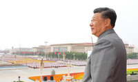 Tổng Bí thư, Chủ tịch nước Trung Quốc Tập Cận Bình phát biểu trước quảng trường Thiên An Môn. Ảnh: Xinhua