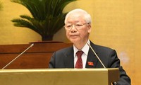 Tổng Bí thư Nguyễn Phú Trọng dự Hội nghị đại biểu Quốc hội hoạt động chuyên trách