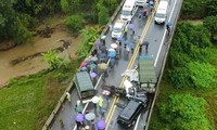 Tai nạn liên hoàn trên cao tốc Nội Bài - Lào Cai, 2 người thương vong