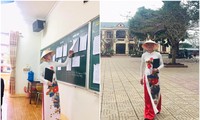 Thầy giáo mặc áo dài đến trường gây &apos;bão&apos; cộng đồng mạng