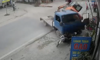 Tạm giữ lái xe tải chở máy xúc gây tai nạn chết người ở Nghệ An