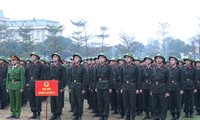 Hơn 700 tân binh bước vào khóa huấn luyện tại Trung đoàn cảnh sát cơ động Bắc Trung Bộ