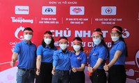 Rộn ràng ngày hội hiến máu Chủ nhật Đỏ ở Nghệ An