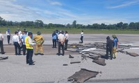 Thông tin mới vụ sân bay Vinh bị bong tróc đường băng