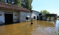 Trớ trêu cảnh nhiều nhà dân ở Hà Tĩnh ngập lụt trong nắng hạn