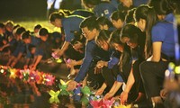 Tuổi trẻ Hà Tĩnh thắp nến tri ân anh hùng, liệt sĩ Ngã ba Đồng Lộc