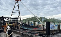 Nguyên nhân ban đầu vụ cháy hàng loạt tàu cá ở Nghệ An