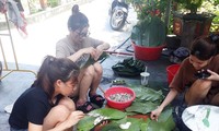 Nghề làm bánh lá nức tiếng ở làng Quỳnh Viên