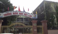 Trường mầm non Việt - Lào nơi xảy ra sự việc.