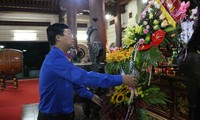 Trung ương Đoàn dâng hoa, dâng hương tại khu DTLS quốc gia Truông Bồn
