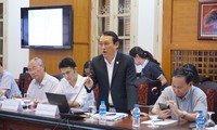 Chủ tịch Hiệp hội Du lịch Đà Nẵng, ông Huỳnh Tấn Vinh tại tọa đàm do Bộ VHTTDL tổ chức hôm 30/5