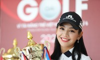Hoa khôi Miss Golf Việt Nam Thanh Tú quyết đấu ở Tiền Phong Golf Championship 