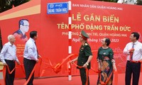Gắn biển tên Thiếu tướng tình báo Đặng Trần Đức cho phố ở Hà Nội 