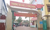 Trường tiểu học Lê Hồng Phong, nơi phụ huynh phản ánh trường cho học sinh yếu kém nghỉ học để thi giáo viên giỏi.