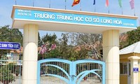Trường THCS Long Hòa, nơi xảy ra sự việc