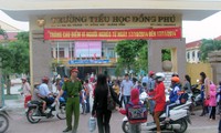 Trường tiểu học Đồng Phú, nơi xảy ra sự việc.