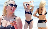 Lady Gaga diện bikini tình tứ ở biển cùng bạn trai hơn 17 tuổi