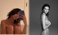 Em gái siêu mẫu của Kim &apos;siêu vòng ba&apos; táo bạo bán nude