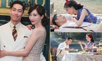 Siêu mẫu xứ Đài Lâm Chí Linh say đắm bên chồng trẻ sau kết hôn