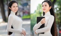 Nữ sinh có tên lạ Trịnh Thị Ái Phi đẹp tinh khôi với áo dài trắng
