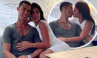 Georgina Rodriguez ôm hôn Ronaldo tình tứ trên du thuyền