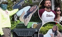 Sau chia tay, tài tử Ben Affleck vứt ảnh bạn gái vào thùng rác