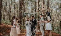 Đám cưới cắm trại trong rừng thông của đôi trẻ ở TPHCM